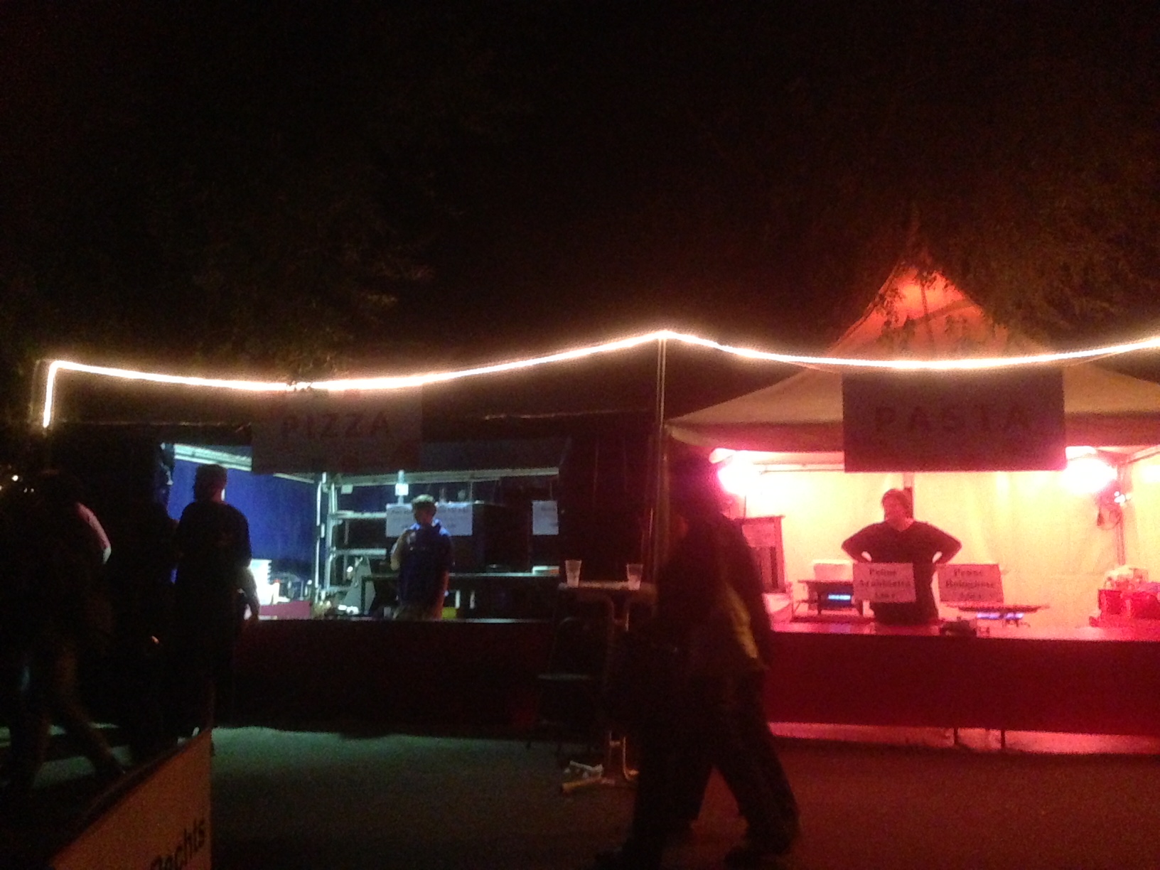 Pizza- und Pastastand